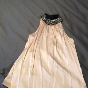 Blush sleeveless Cache top